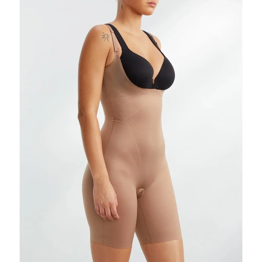 SPANX Thinstincts 2.0 Women's Full Body Shaper Bodysuit Nude 3X TG New With Tags - Picture 3 of 6